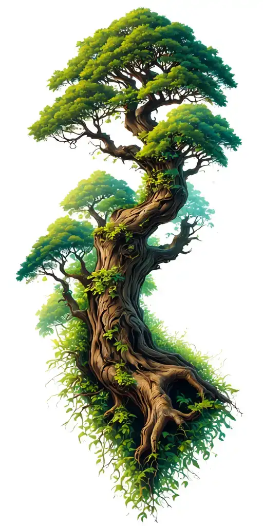 Trees And Vines That Represent My 9 Brothers And Sisters