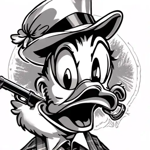 Donald Duck Gangster