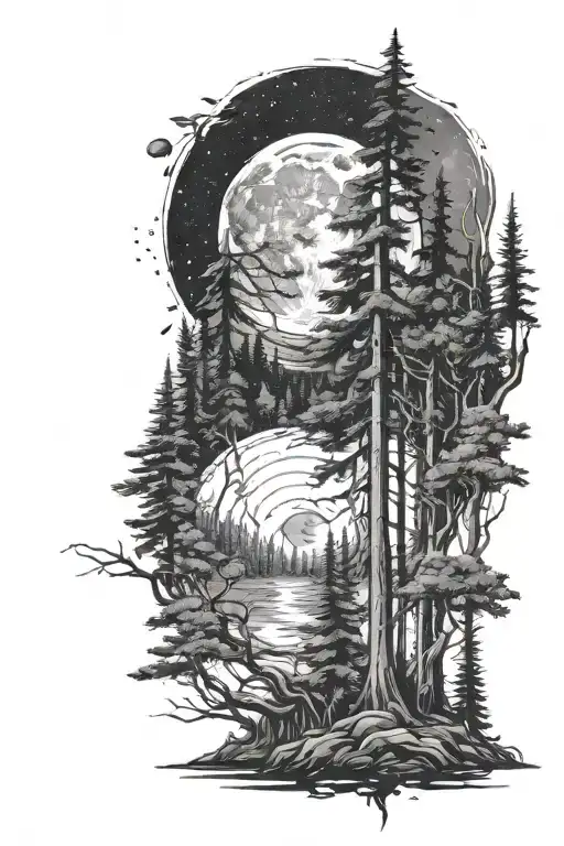 Forest And Space Themed