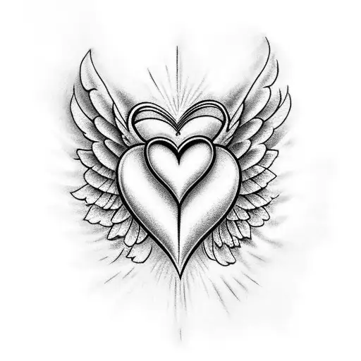 Heart With Angel