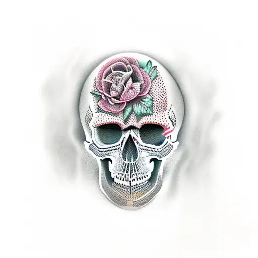 Skull Fading Out Of Existence