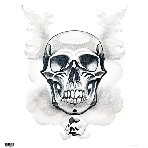 Cloud & Skull