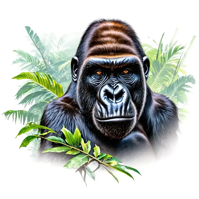 Gorilla In The Jungle