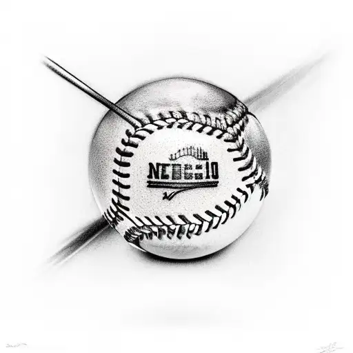 Baseball And A Bat And A Car