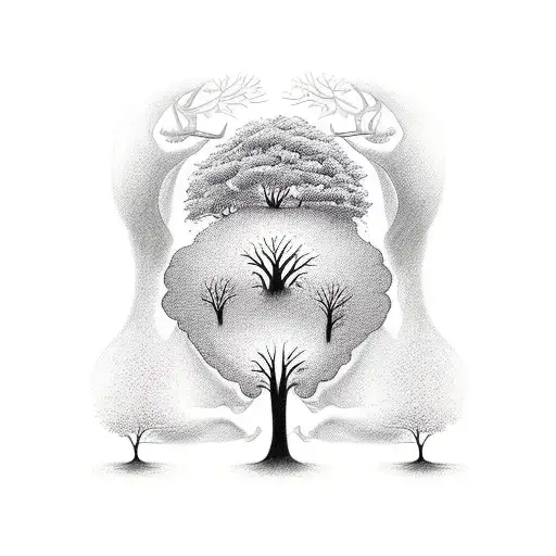 Tree Of Life With Women As Trunk