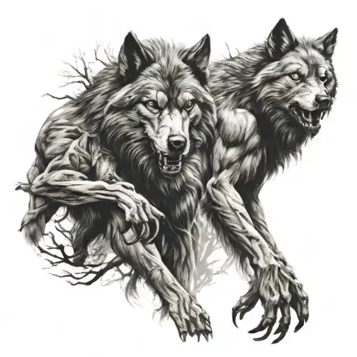 Twin Werewolf Forest