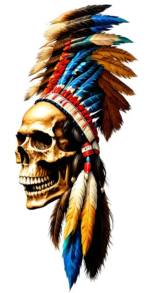 Native Americans Skull