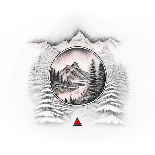 Forest Mountain River