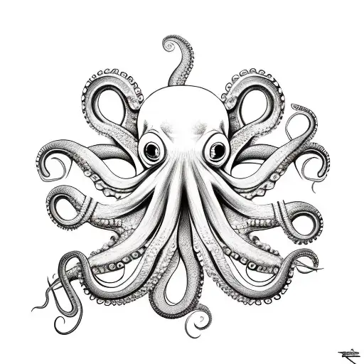 Octopus With Rats Behind It