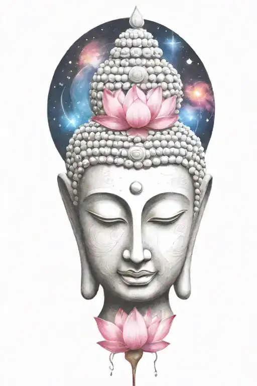 Buddha Lotus Galaxy