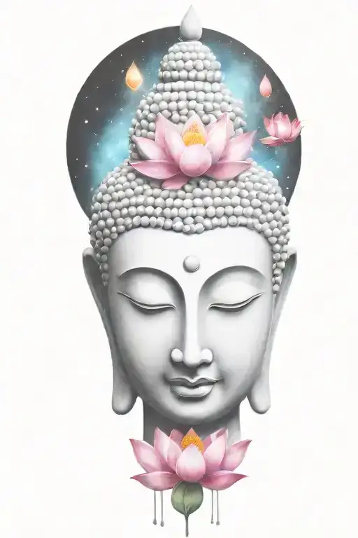 Buddha Lotus Galaxy