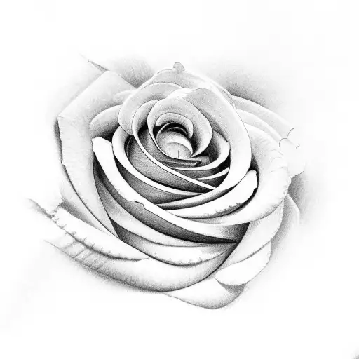 Stack Of Books With Rose