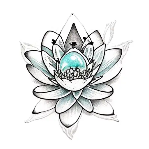 Pisces Turquoise Color Aquamarine Water Lily Pluto Daffodil 3