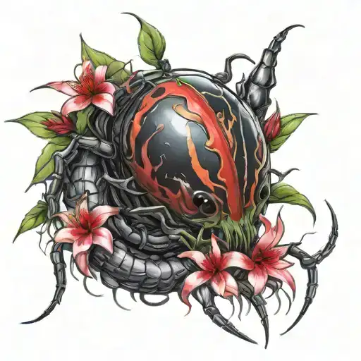 Tokyo Ghoul Centipede And Around Red Spider Lily