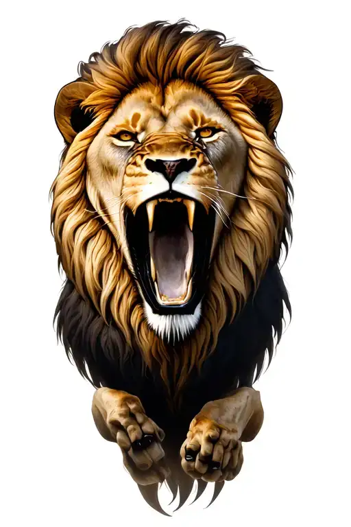 Lion Roaring