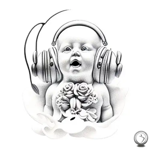 Baby Statue That Loves Music
