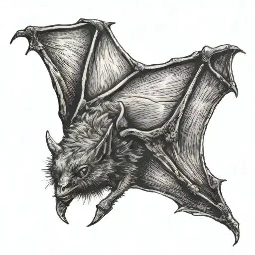 Bat Flying