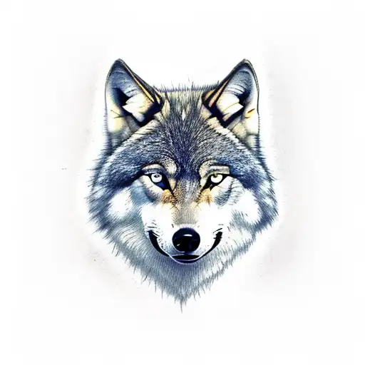 Women In A Wolf Headdress