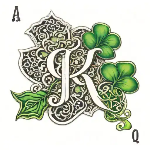 Cards With Ross Replacing Letters A J K Q With Shamrock