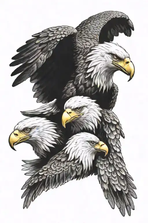 Eagle With Two Heads Wrapped