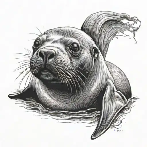 Feeling Cute Sea Lion