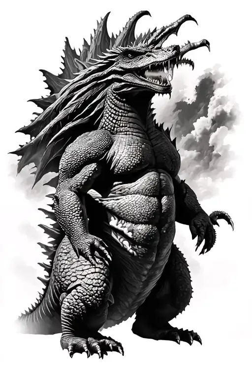 Godzila In Full Growth