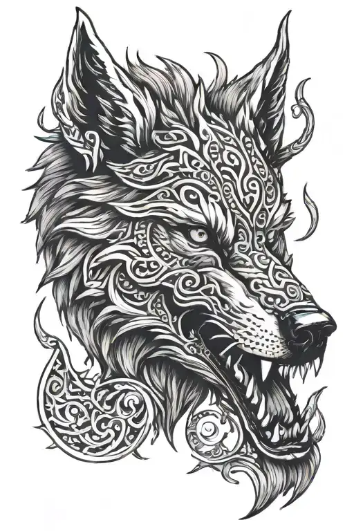 Fenrir Viking Norse Wolf