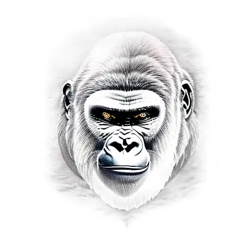 Warrior Gorilla In Water