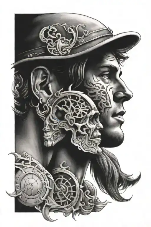 Gemini Zodiac Sign Tattoo For Men