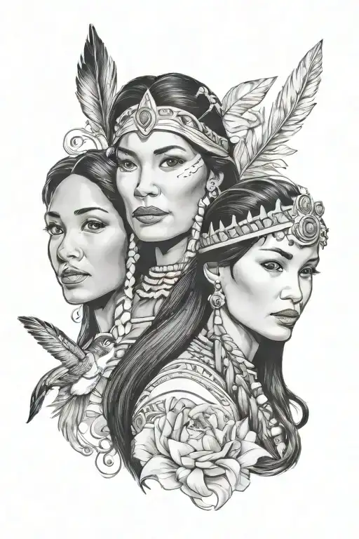 Pocahontas And Rebel From Disney Princess