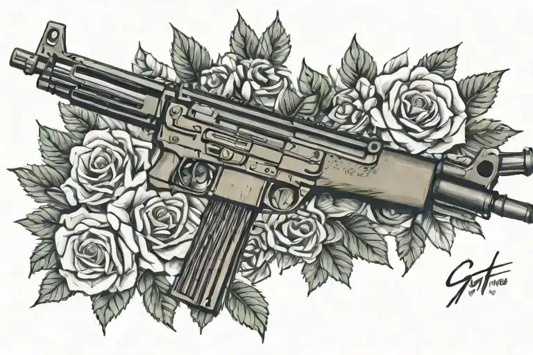 Lower Back Design For Female Gta For Roses Ak47 And Marijuana