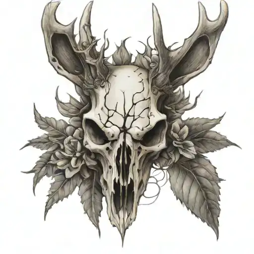 Decay Deer Skull