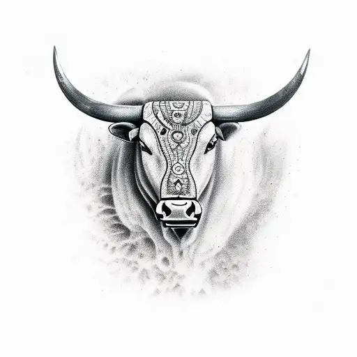 A Badass Bull With Rock And Roll Inspired Details