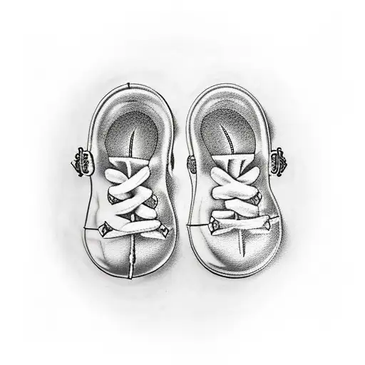 Babies Footsteps With Time Of Birth