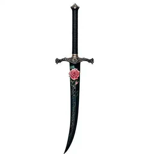 Katana And Roses
