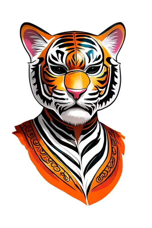 Mexican Luchador Tiger Mask