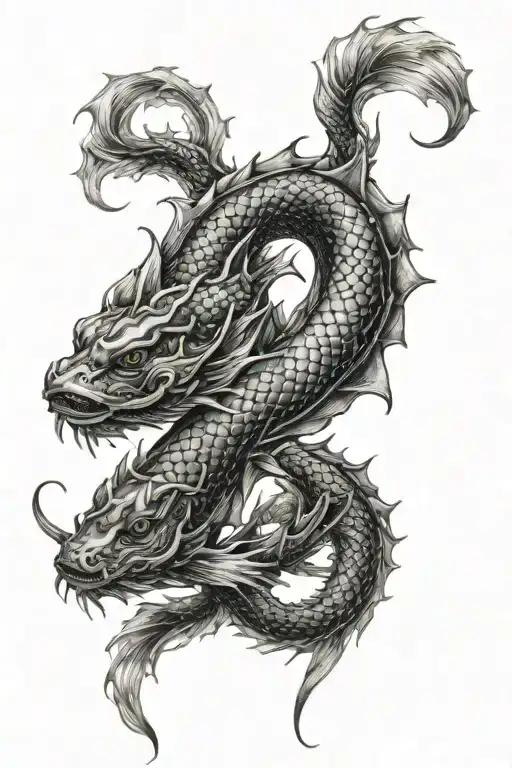 Dragon Fish Yin Yang