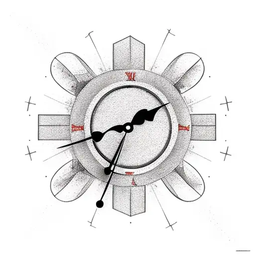 Clock Exploding And Birds Coming Out Of It