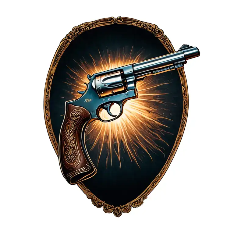 Western Revolver Pistol Morphing