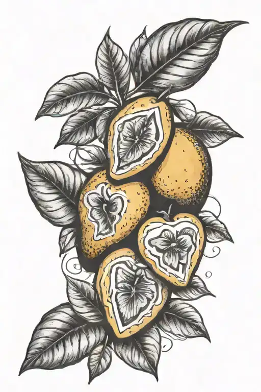 Mango With Love Hearts