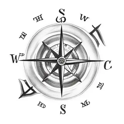 Clouds With A Compass And Rosary