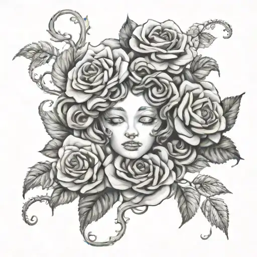 Medusa Roses Surrounding