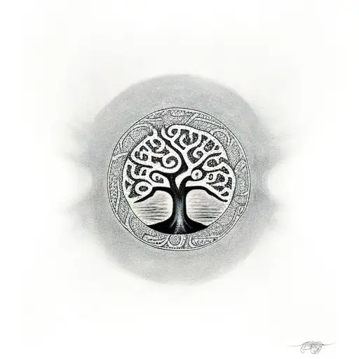 Eye And Tree Of Life