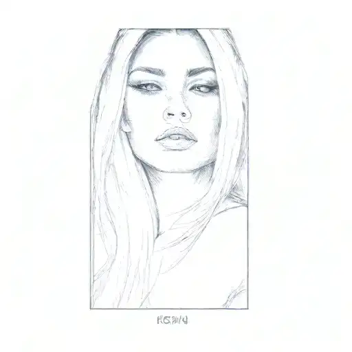 A Girl With Long Black Hair