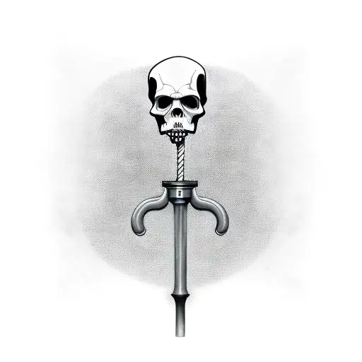 Grim Reaper Holding Portafilter