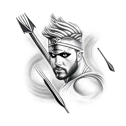 Arrow Mouri Greekgod Zeus Rose