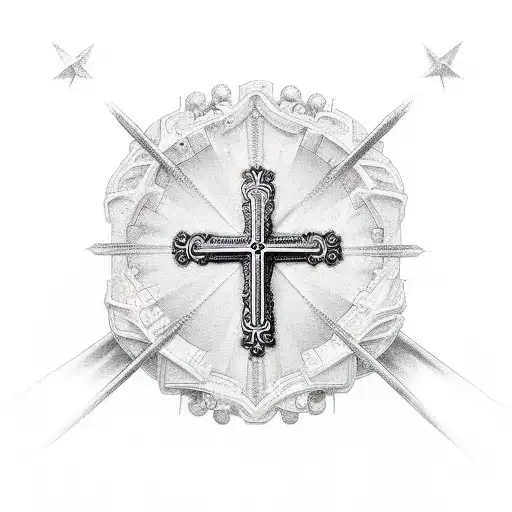 Christian Cross Sanke Sky