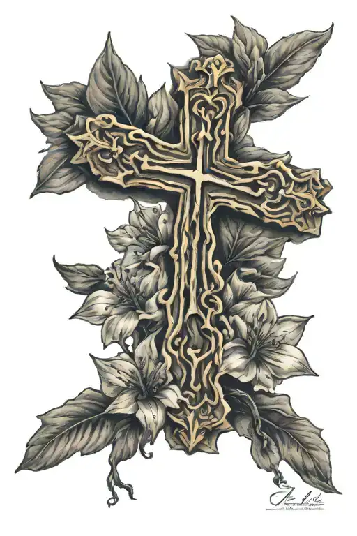 Vital Line And Cross