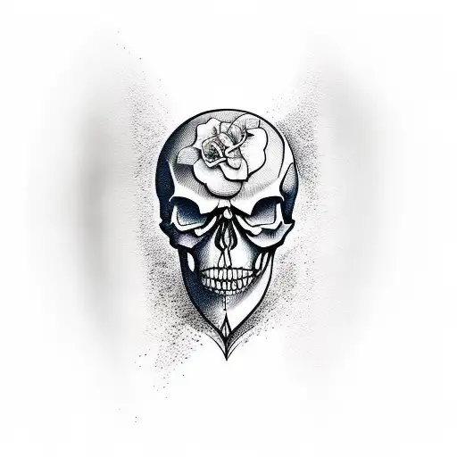 Skull Bones Hourglass