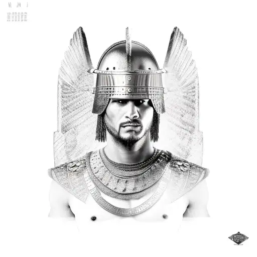 Roman Warrior With Alessio Name